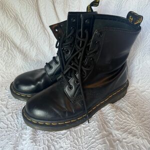 Dr. Martens Black Leather Boots